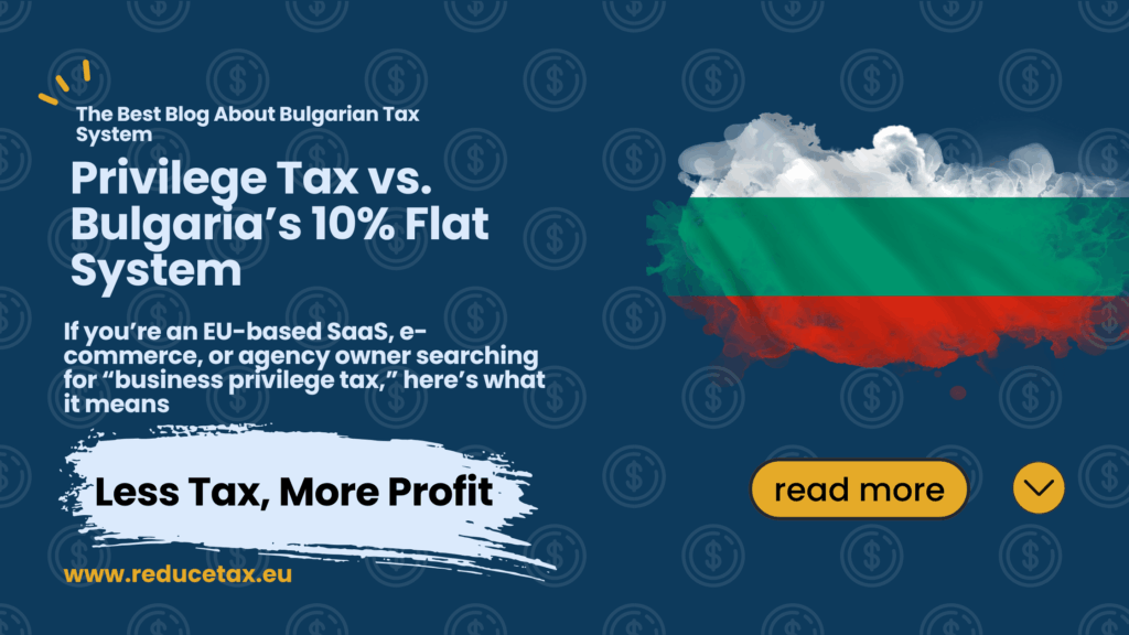 live abroad Bulgaria tax